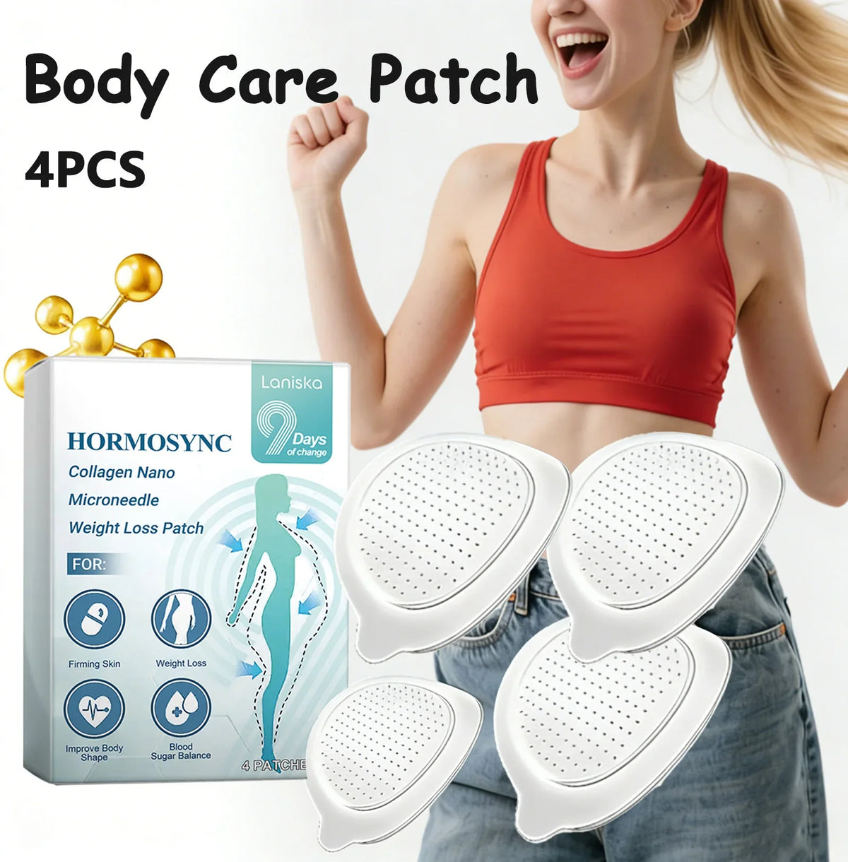 0.2mm Nano Microneedle Body Care Patches – Hydrating & Nourishing