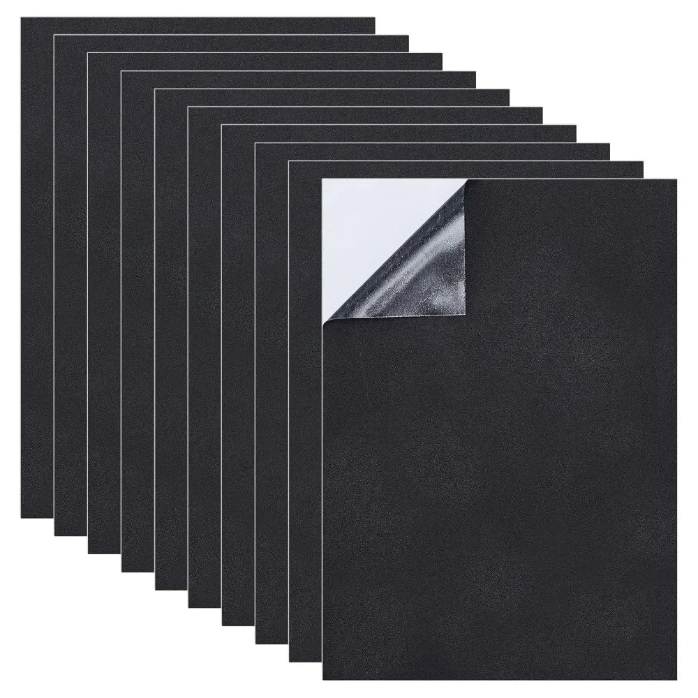 10PCS Self-Adhesive Black Foam Sheets 1mm | Craft & Protection
