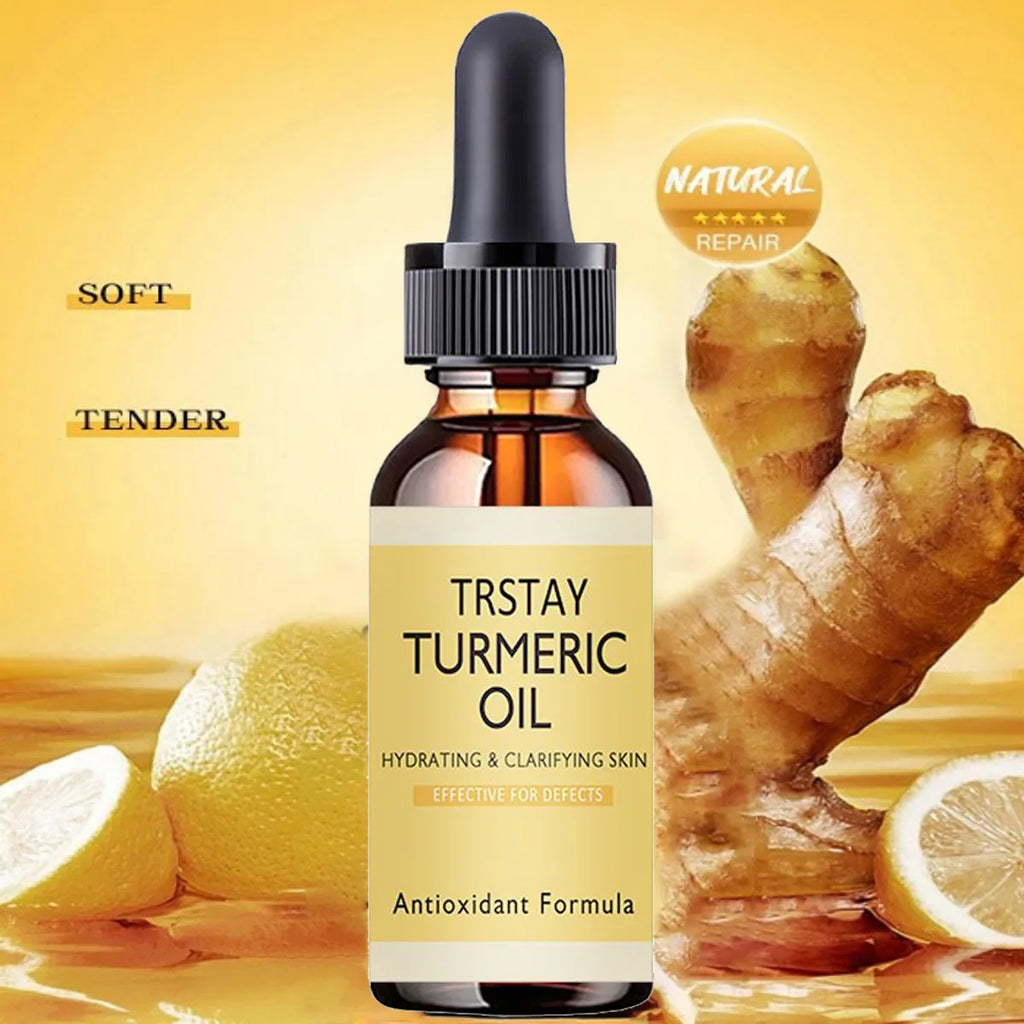 Turmeric Oil Glow Facial Lightening Serum Black Brown Skin Leg Hand