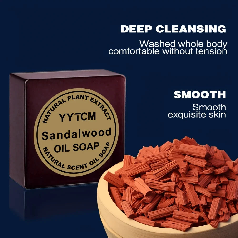 Sandalwood Bar Soap for Men – Hydrating Handmade Soap 65g