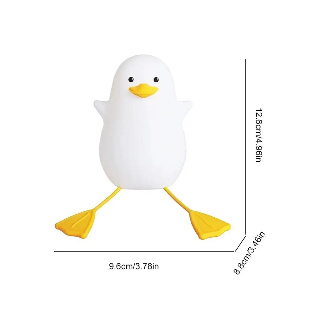 Duck Night Light for Kids – Dimmable Silicone Touch Lamp USB