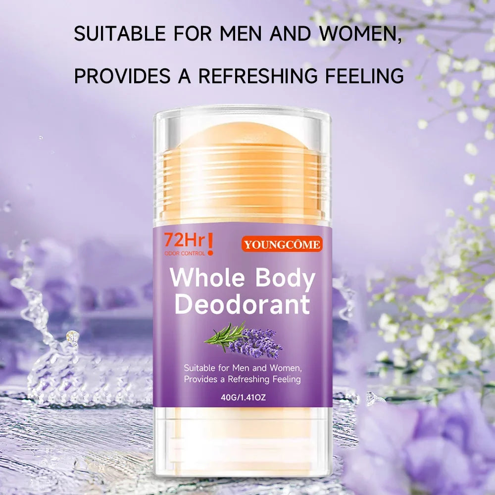 YOUNGCOME Honey Peach Whole Body Deodorant Stick | 72H Unisex