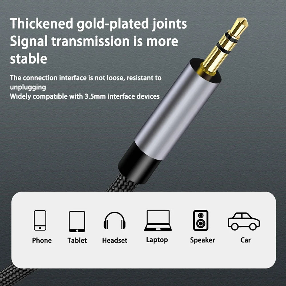 USB-C to 3.5mm Aux Cable | iPhone 16, Samsung S24, Pixel 9