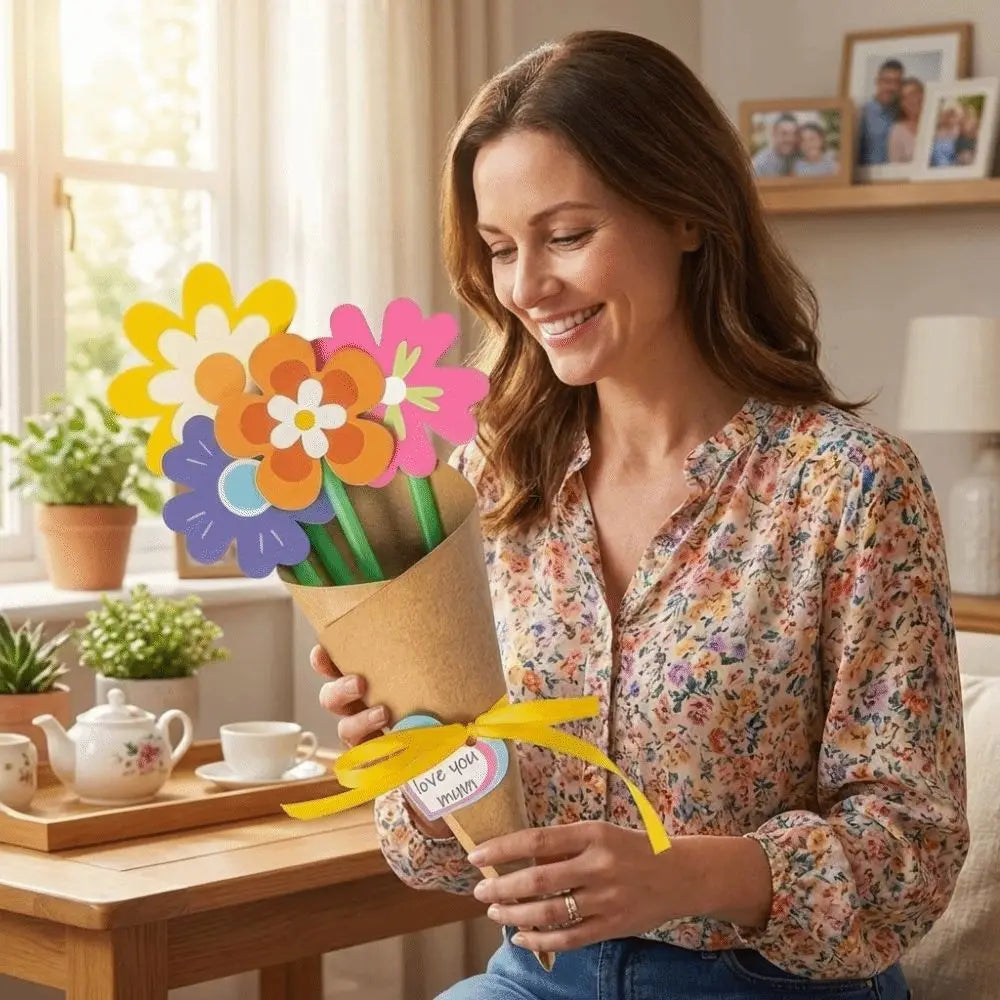 DIY Paper Flower Bouquet Craft Kit – Sunflower Making Set