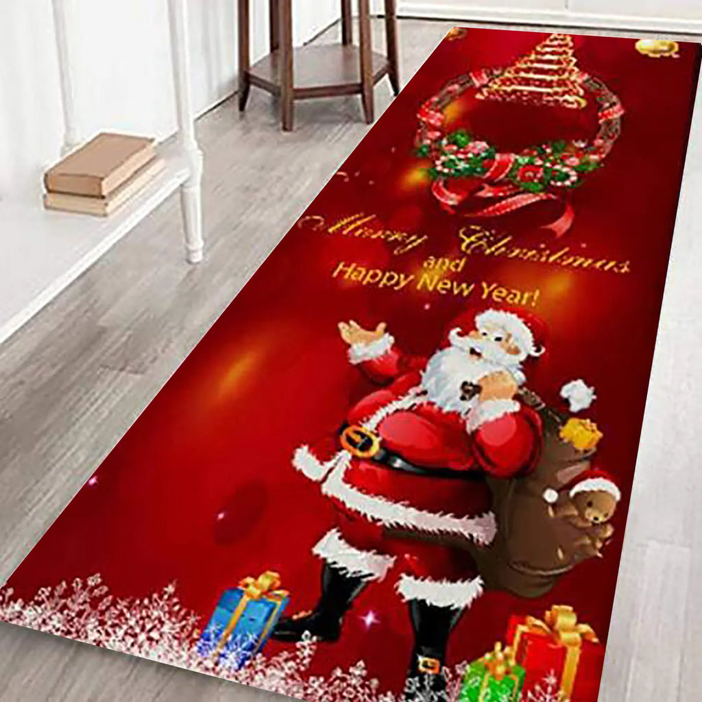 Merry Christmas Doormat & Area Rug | Festive Holiday Floor Mat