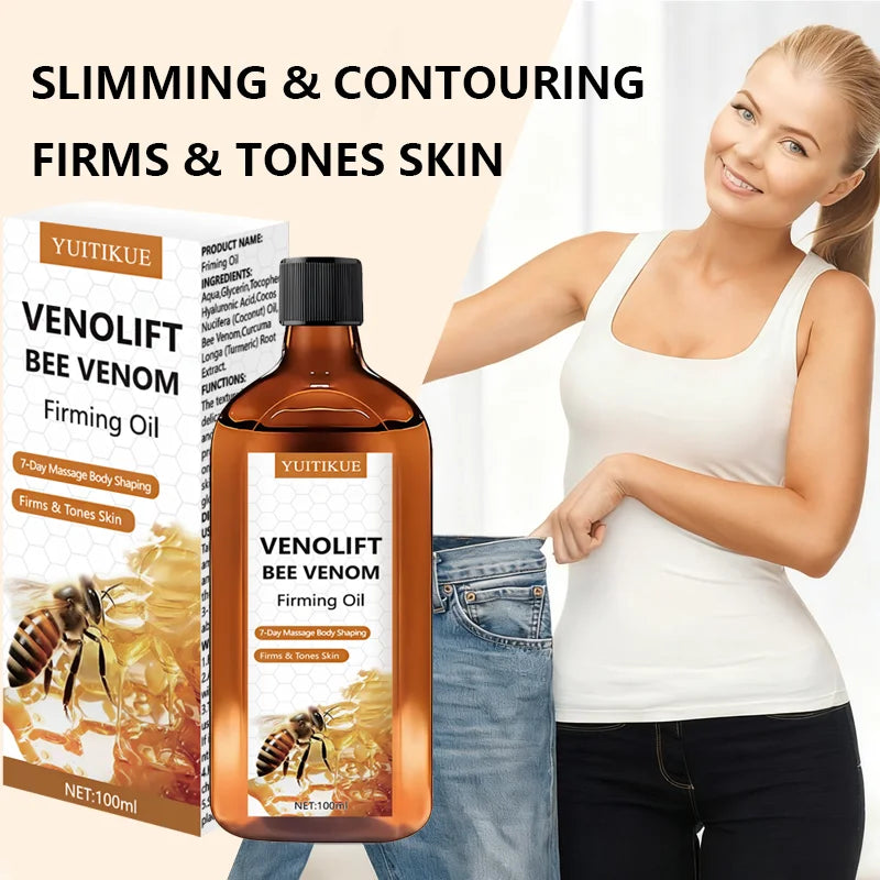 YUITIKUE Bee Venom Firming Body Oil 100ml – Contouring Massage