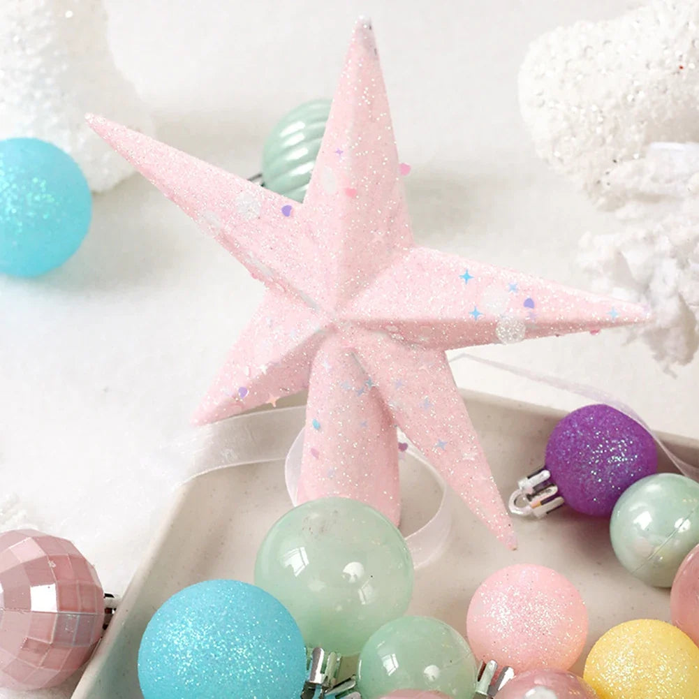 40-Piece Macaron Christmas Ball Ornaments | Pastel Tree Decor