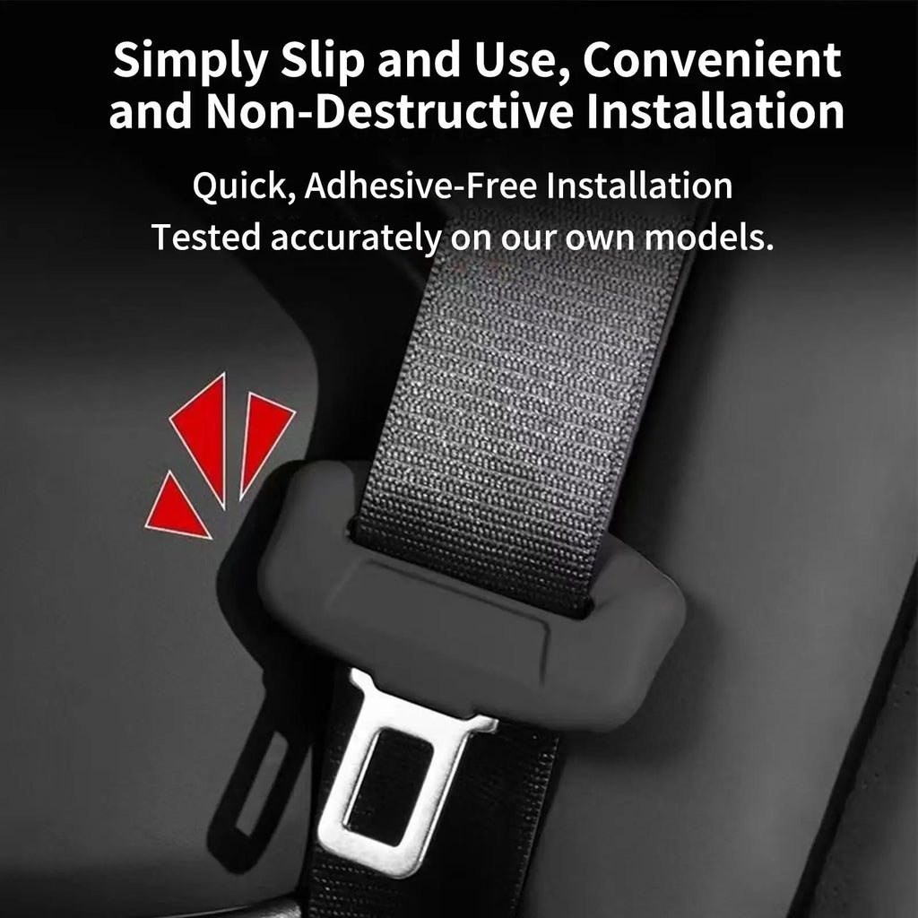 Universal Silicone Car Seat Belt Cover Decoration Anti-scratch Anti