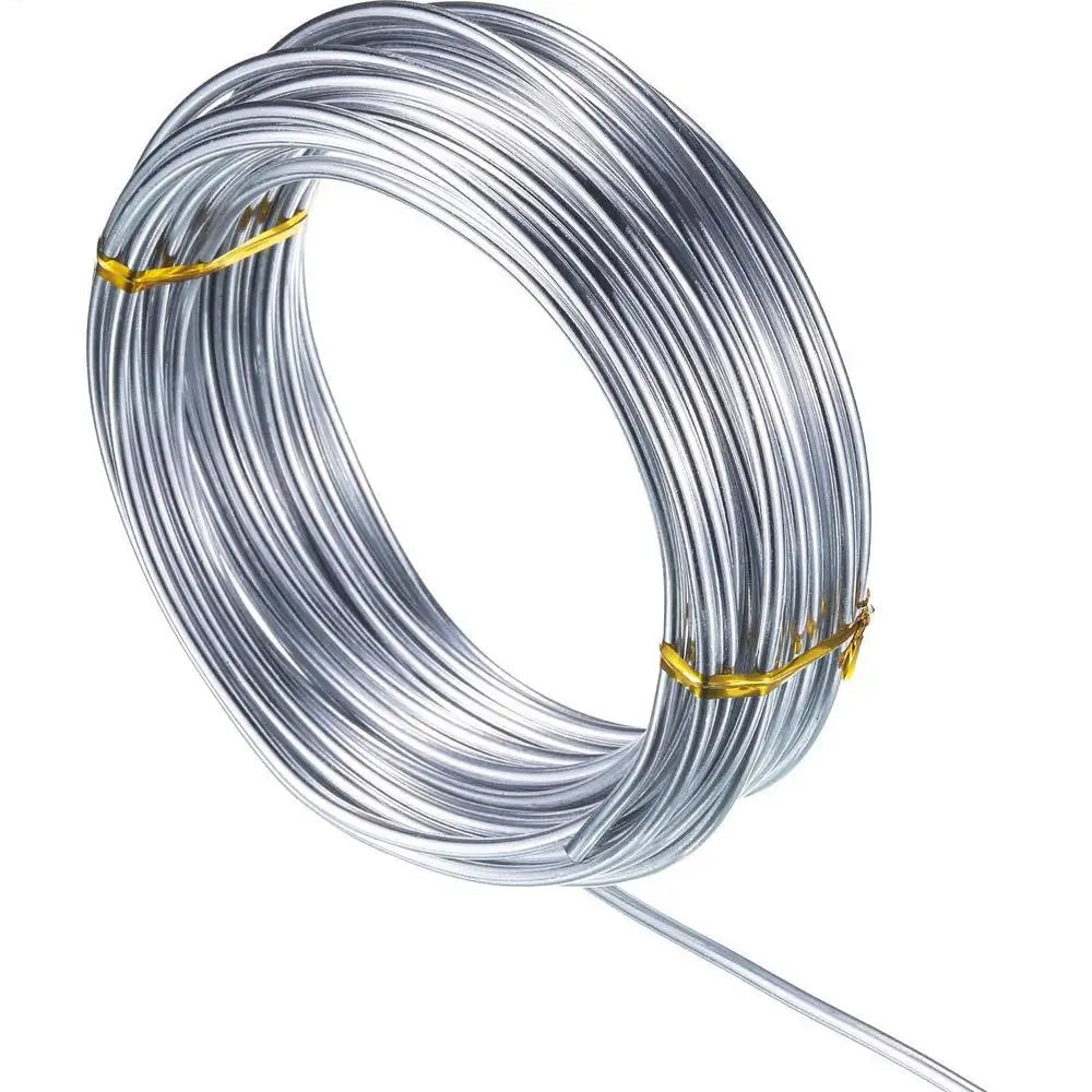 10M 1 5 Silver Aluminum Craft Wire Versatile Bendable Metal Making