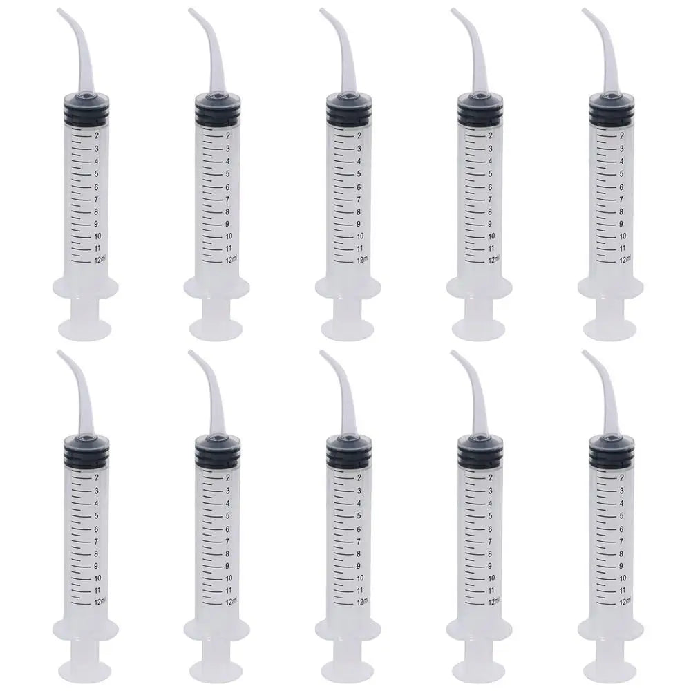 12ml No-Needle Plastic Dispensing Syringes – 10 Pack