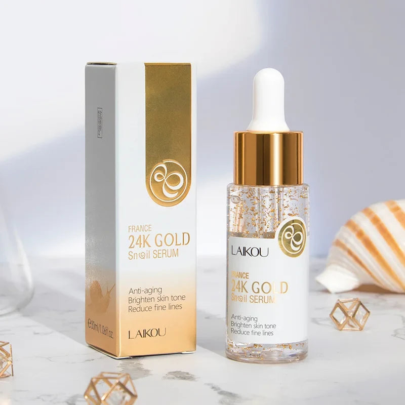100ml 24K Gold Face Serum – Hyaluronic Acid & Pore Minimizer