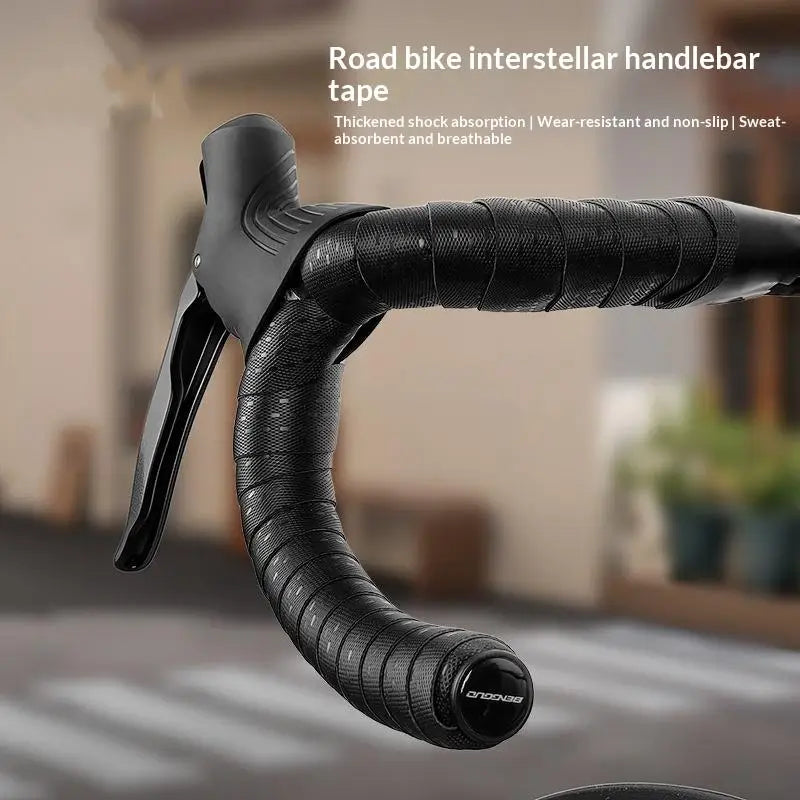 Road Bike Handlebar Tape – Anti-Slip Waterproof PU+EVA Bar Wrap