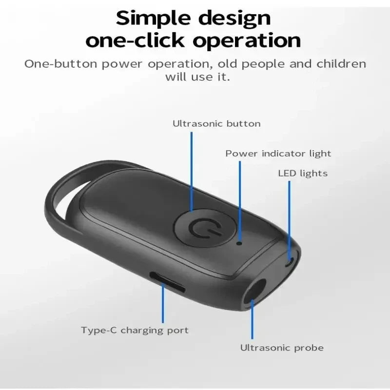 Ultrasonic Dog Bark Deterrent – USB Rechargeable & LED Light