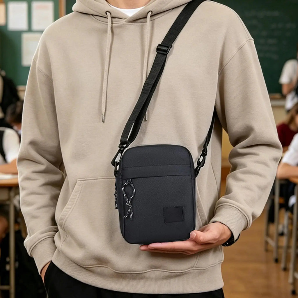 Men's Compact Shoulder Sling Bag | Travel, Gym & Daily Use