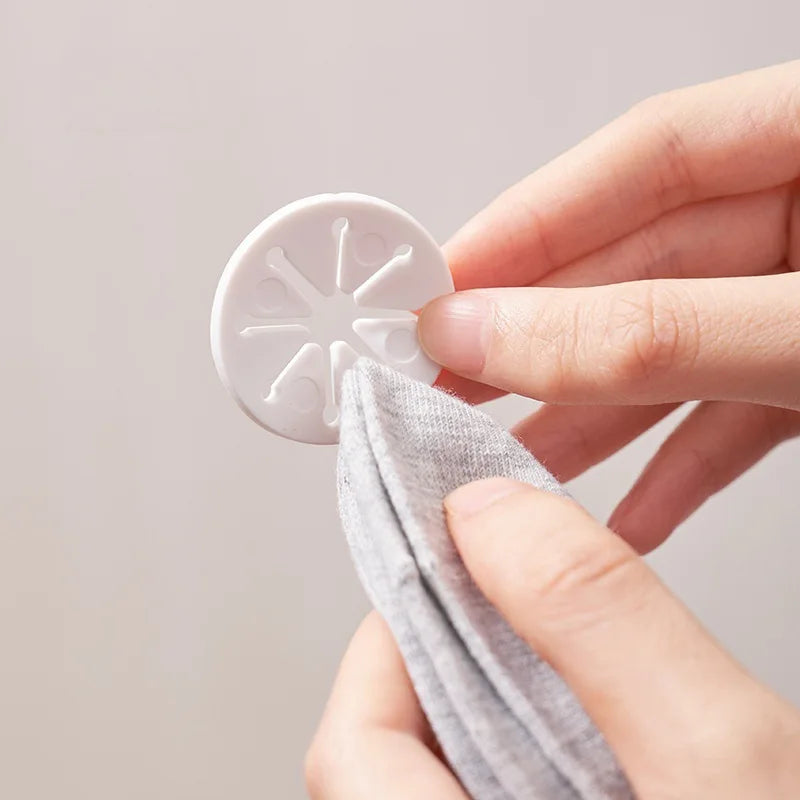 7-Pack Sock Organizer Clips | PVC Sock Fasteners & Sorters
