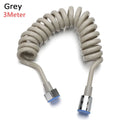 1 5 2 3meter Anti-wrap Telephone Line Spring Shower Hose Water