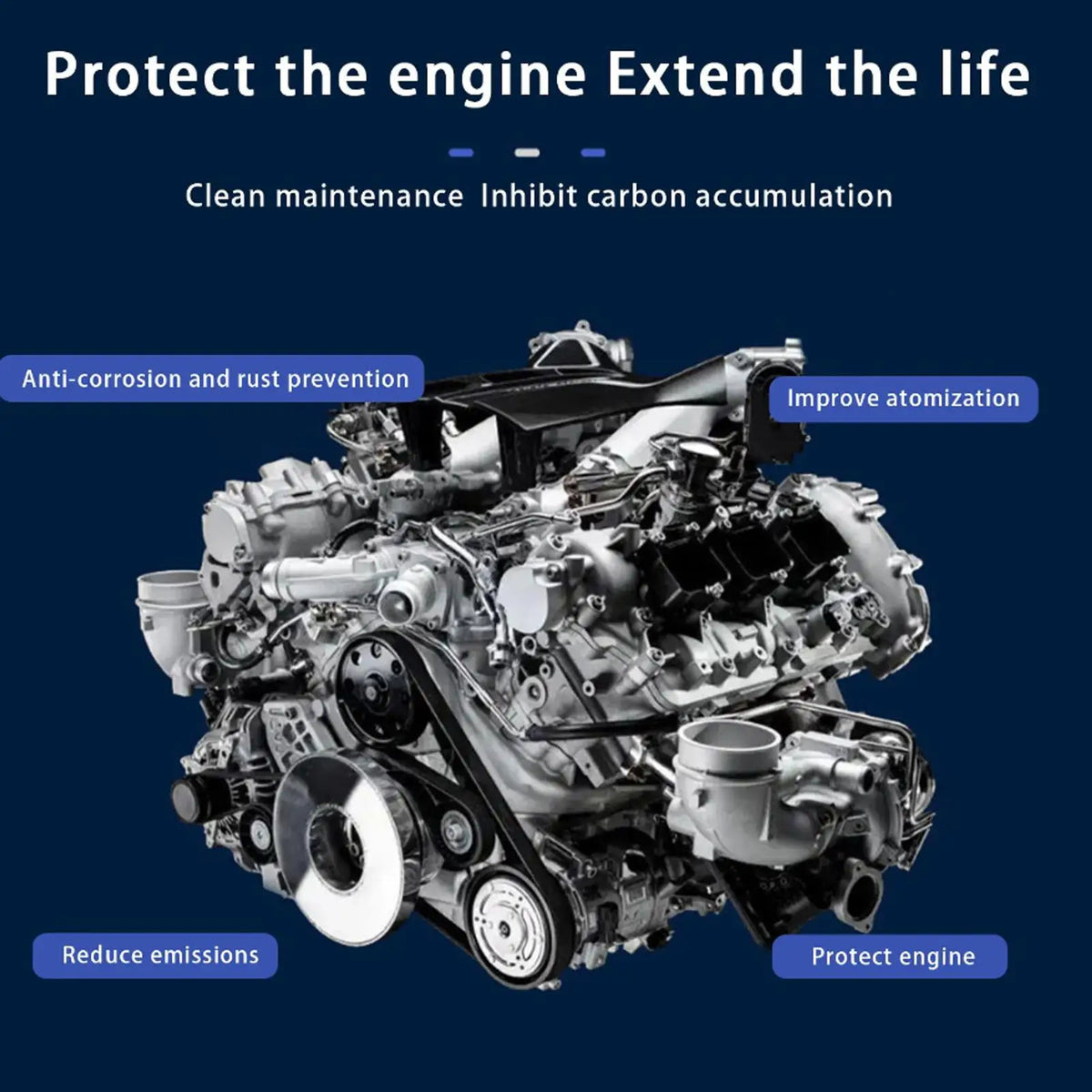 Engine Carbon Cleaner & Fuel Injector Cleaner – 60ml Additive
