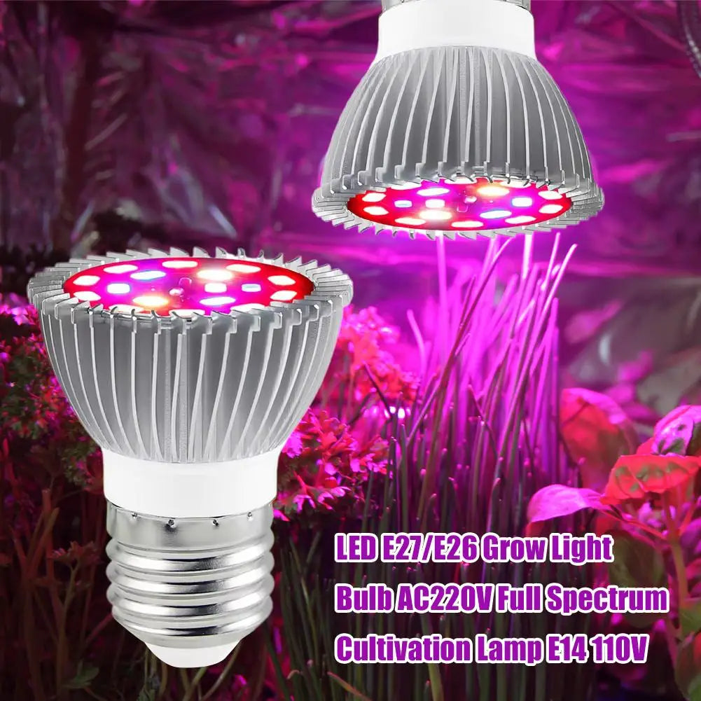 E27 Full Spectrum LED Grow Light Bulb | Indoor Plants