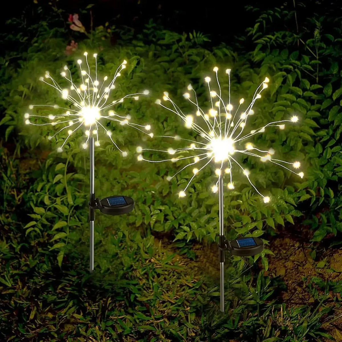 Solar Firework Pathway Lights | Waterproof LED Garden Stake