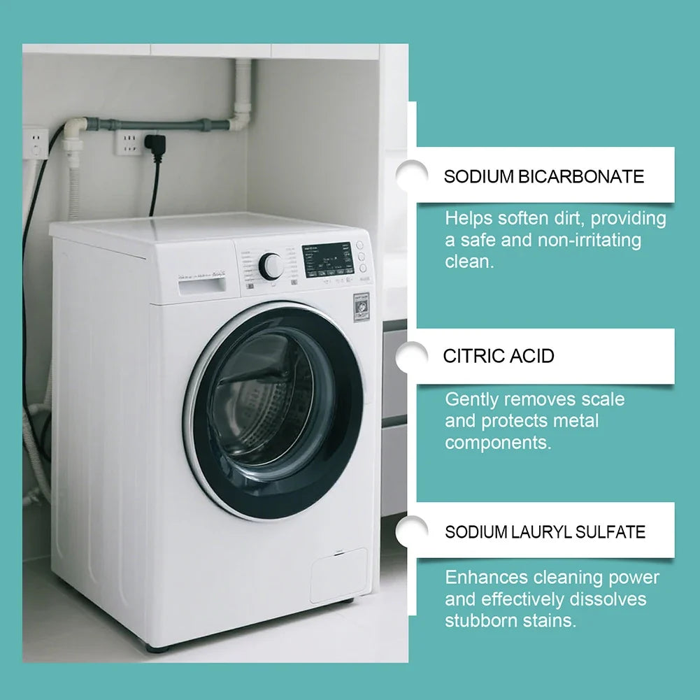 Washing Machine Cleaner Tablets – Deep Clean & Descale 12ct