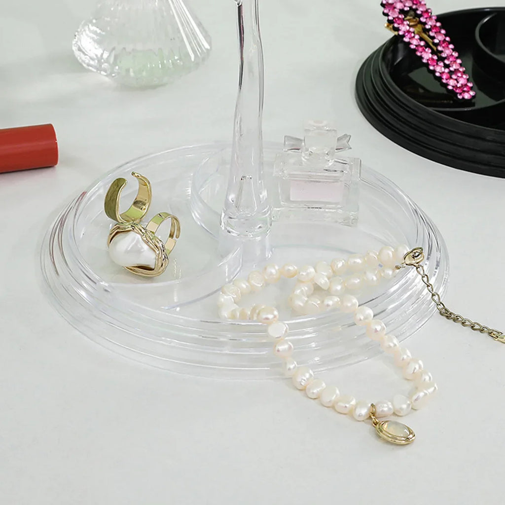 Tree Shaped Jewelry Display Stand Tray Earrings Necklaces Rings