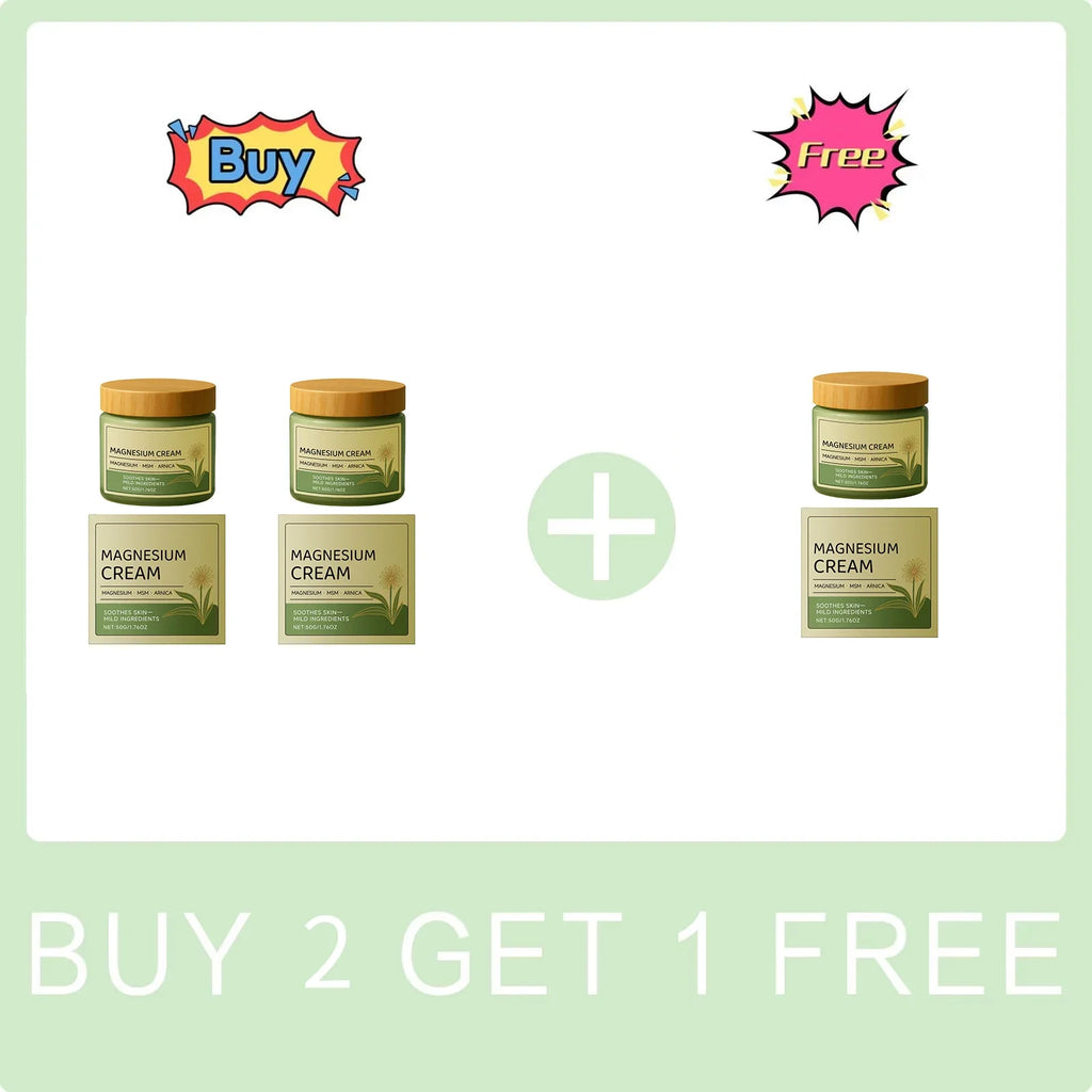 Magnesium Cream Reduce Redness Soothing Skin Relief Muscle Tension