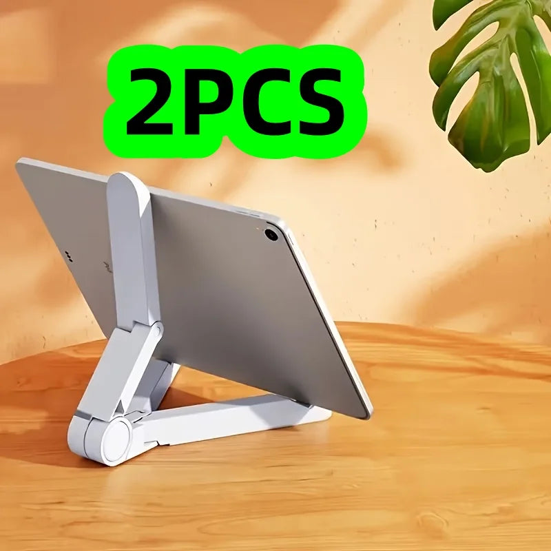 2-Pack Foldable Tablet & Phone Stand | Portable Desktop Holder