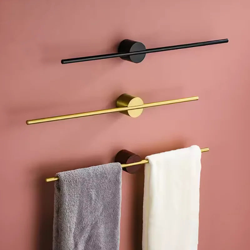 Adjustable Towel Bar 40/50cm – Wall Mount Space Aluminum Rack