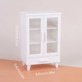 1:12 Dollhouse Miniature Cupboard & Cabinet Furniture Set 2 Pcs