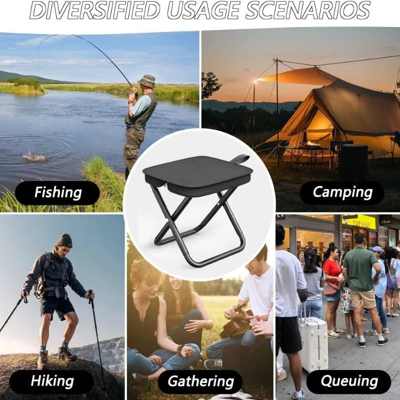 Portable Folding Stool – Camping, Fishing & Outdoor Seat