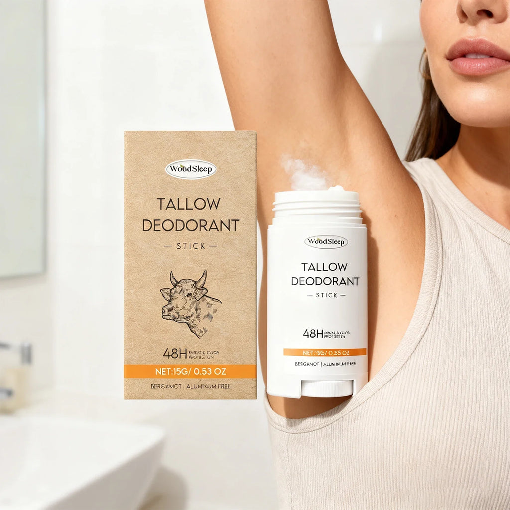 WOODSLEEP Tallow Deodorant Stick – Long-Lasting Freshness 15g
