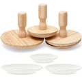 Wood Pottery Molds 4.5–6.5 in | DIY Bowl Plate Slump Press Mold