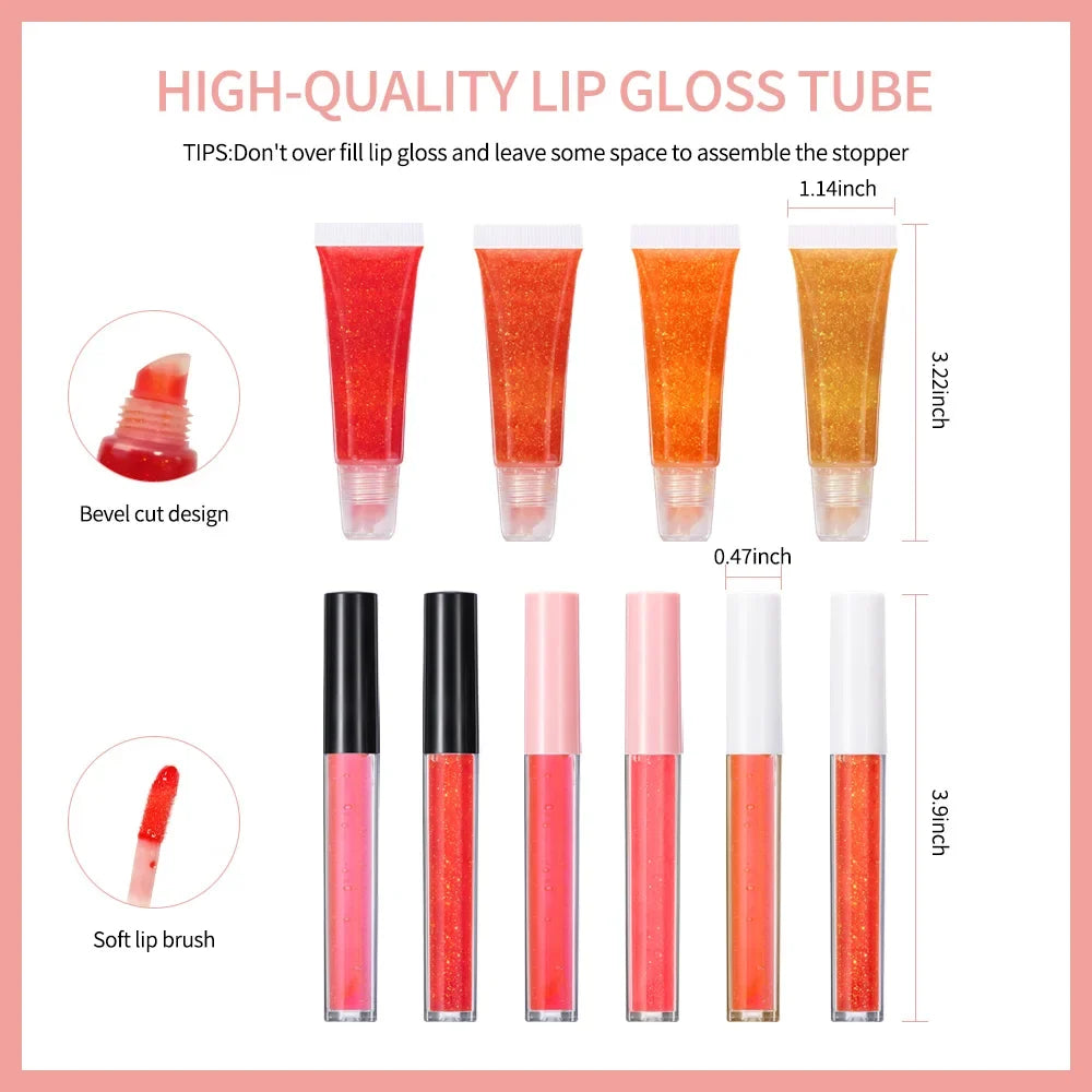 DIY Lip Gloss Making Kit – Glitter, Pigments, Base & Tubes