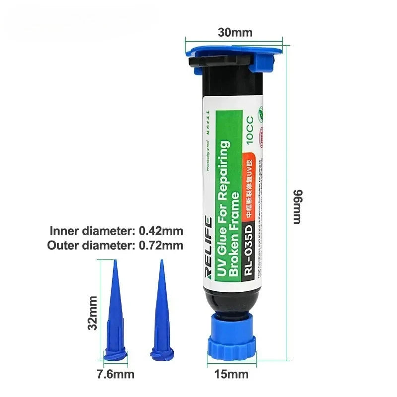 RL-035D UV Glue Fast-Curing Liquid Adhesive | Frame Repair Tool
