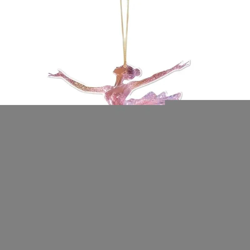 Sparkling Ballerina Acrylic Christmas Ornament | Holiday Decor