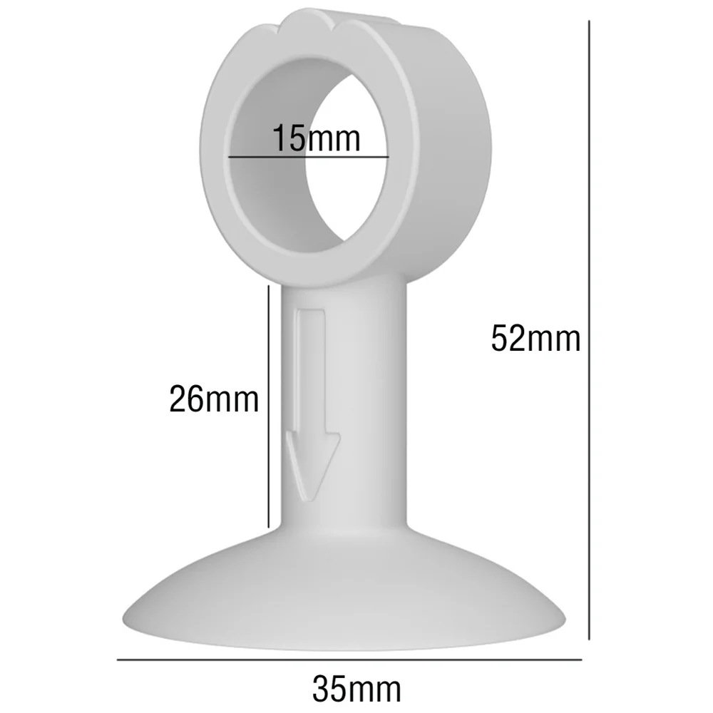 Soft Silicone Door Stopper Anti-damage Wall Protector Suction Cup