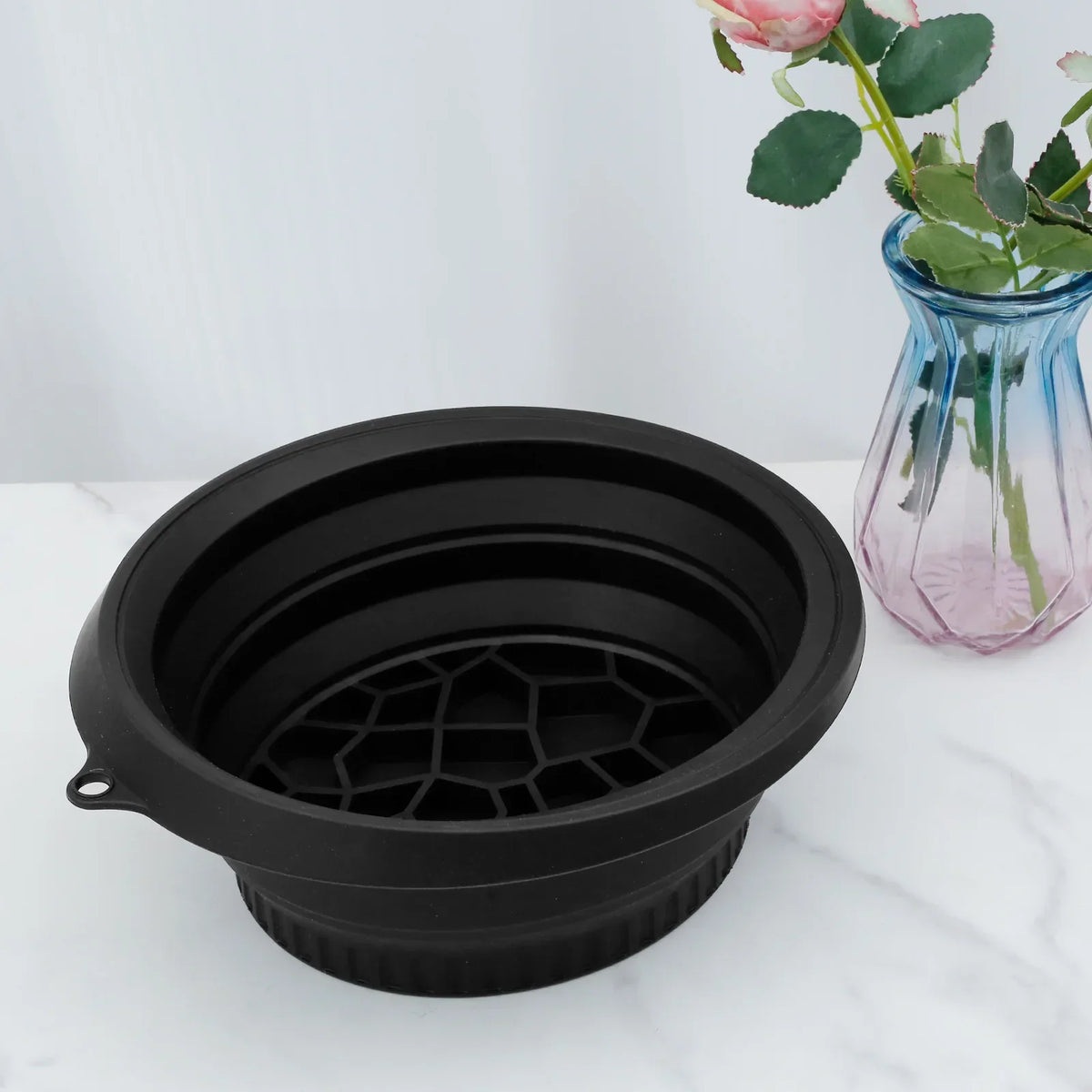 Foldable Silicone Ice Face Bath Bowl | Portable Skincare Basin