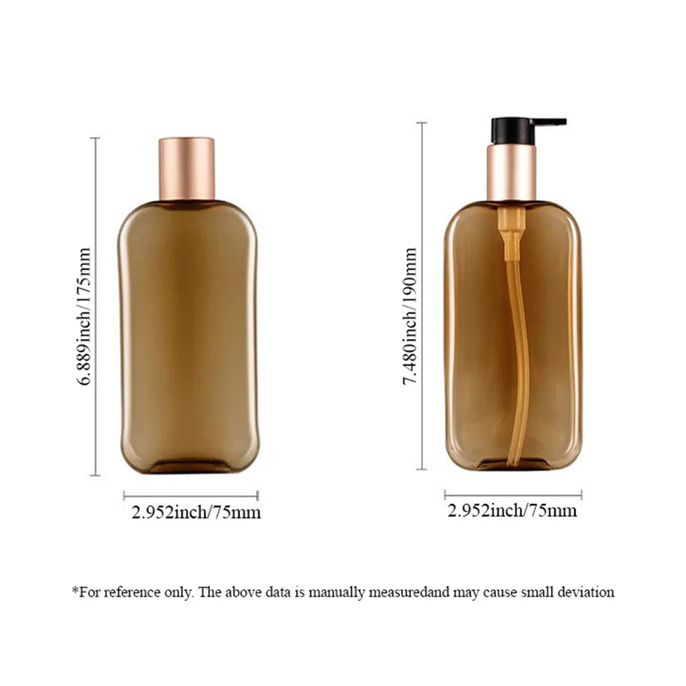 3-Pack Leak-Proof Travel Dispenser Bottles – Shampoo & Gel