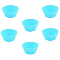 6-Piece Silicone Cupcake & Muffin Baking Molds – Reusable DIY