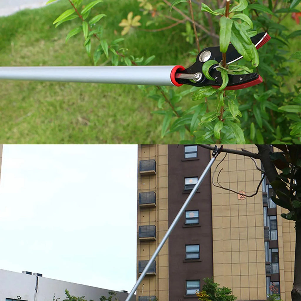 Extra Long Reach Bypass Pruner | 80cm Aluminum Garden Tool