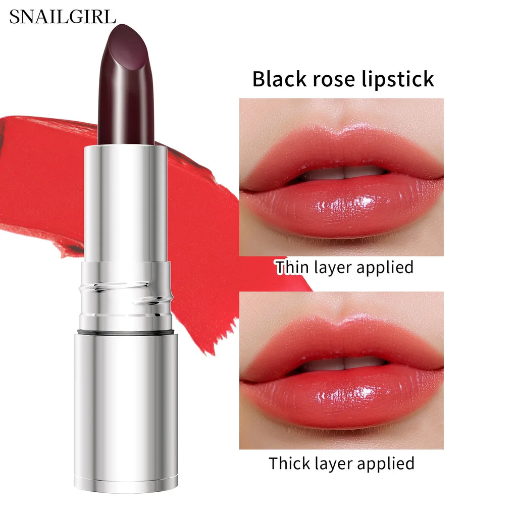 QIC Color-Changing Glitter Lipstick – Matte Waterproof Lip Tint
