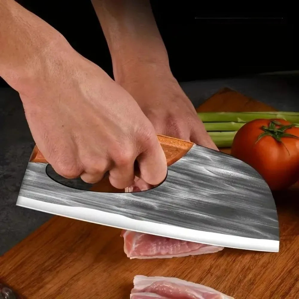 PLYS Forged Chef Knife – Meat Cleaver, Slicer & Vegetable Knife