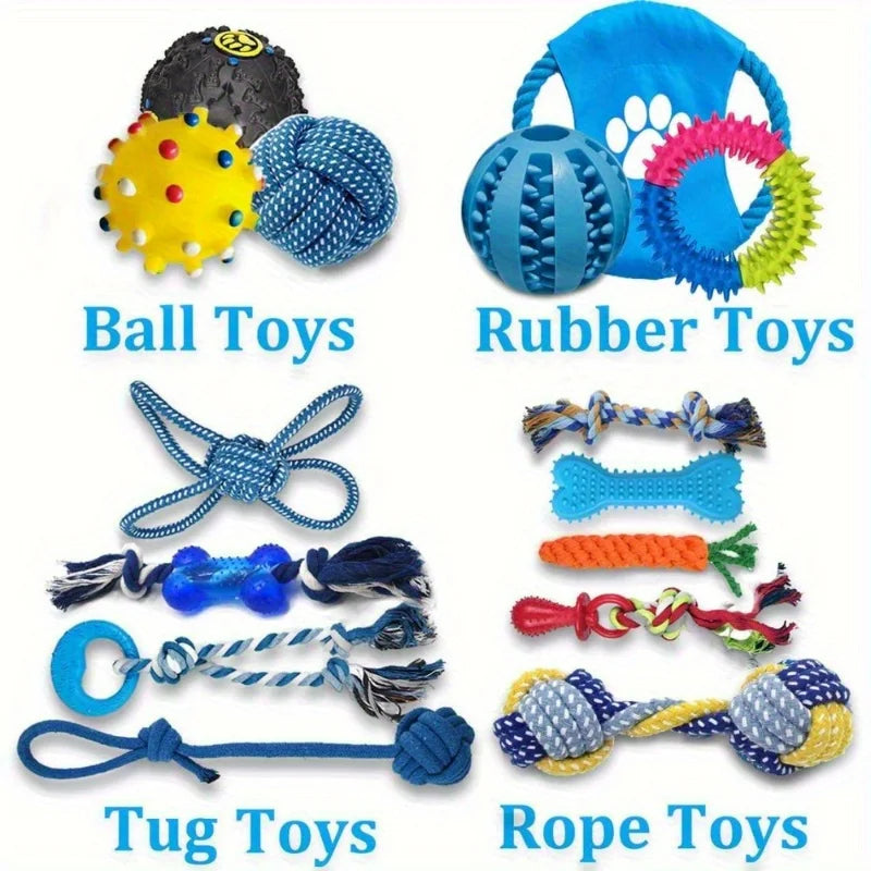 Dog Toys Aggressive Chewers Durable Rope Tug-of-war Chew Sticks