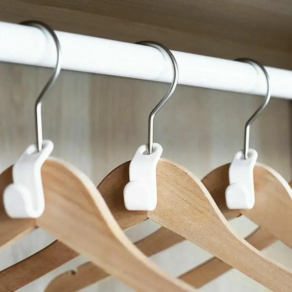 Closet Stacking Hanger Connector Hooks 10/20 Pcs – Space Saver