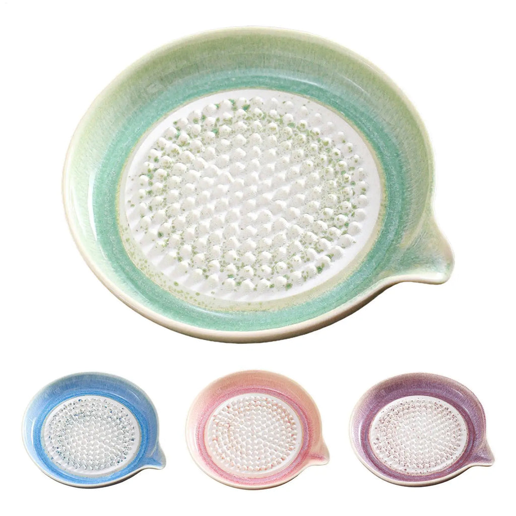 Grating Plate Ceramic Handmade Kitchen Tool Multifunctional Garlic