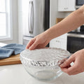 30-Pack Aluminum Foil Food Covers – Insulated Elastic Plate Lids