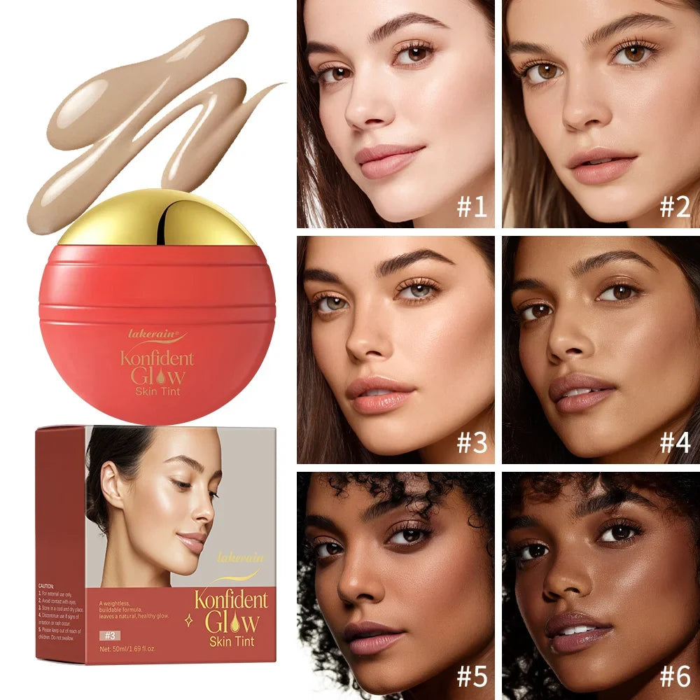 Konfident Glow Skin Tint Foundation – Waterproof, Hydrating, 30ml