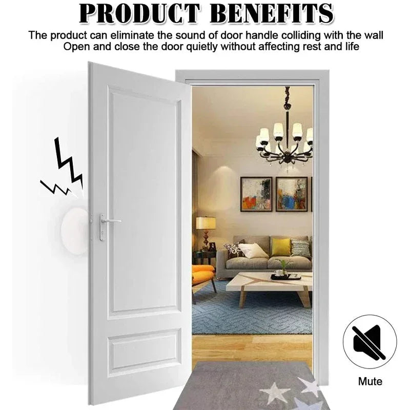 Silicone Door Handle Wall Protector Bumpers 18 Pack