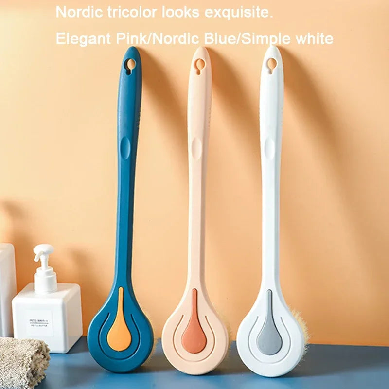 Long-Handle Soft Bristle Back Scrubber Bath Brush | PGY