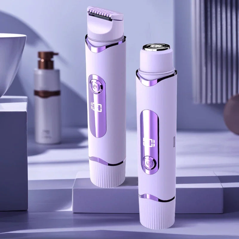 Women's 2-in-1 Electric Shaver & Trimmer – Rechargeable Razor